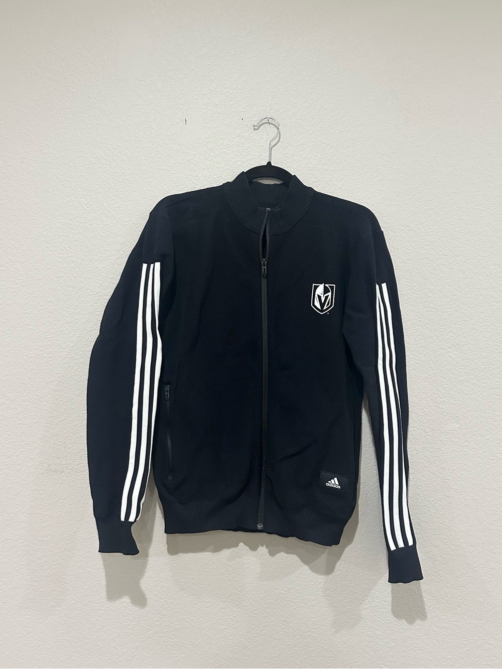 Adidas NHL golden knights track jacket Men’s size small LAs